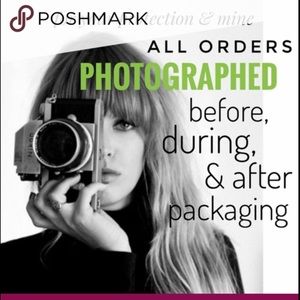 Items are photographed before, during, after